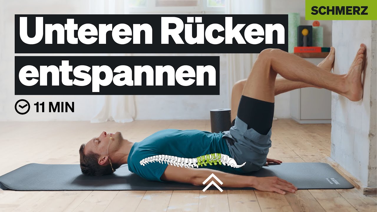 BLACKROLL Übungen unterer Rücken Anfänger (mit & ohne Hilfsmittel)