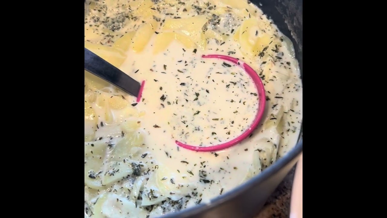 Great Side Dish! Martha Stewart’s Scalloped Potatoes! #recipeindescription #scallopedpotatoes #meal