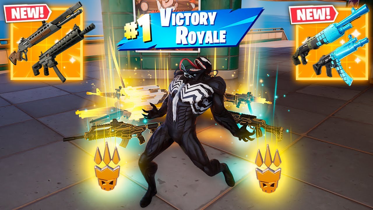 VENOM vs NEW MYTHIC'S CHALLENGE (NEW!! Fortnite Chapter 7 Season 1)