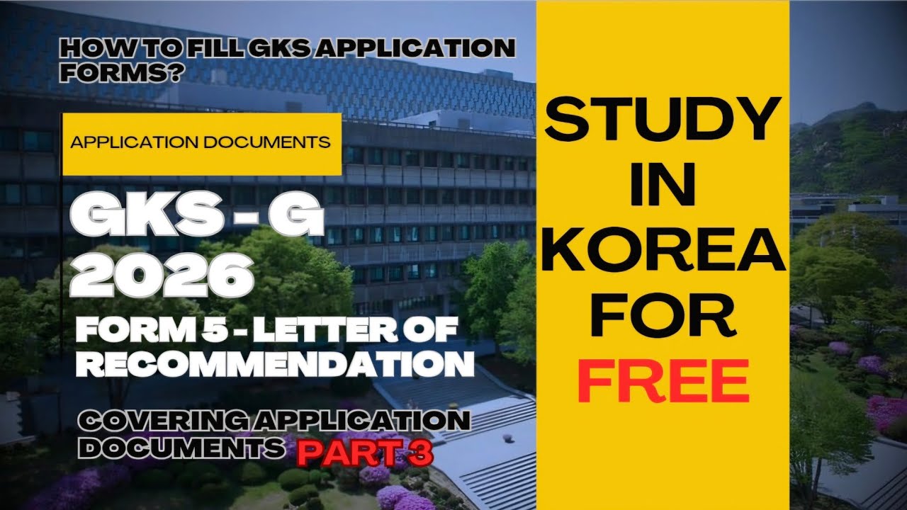 GKS-G 2026 | FORM 5 - LOR | HOW TO FILL APPLICATION FORMS? | PART 3