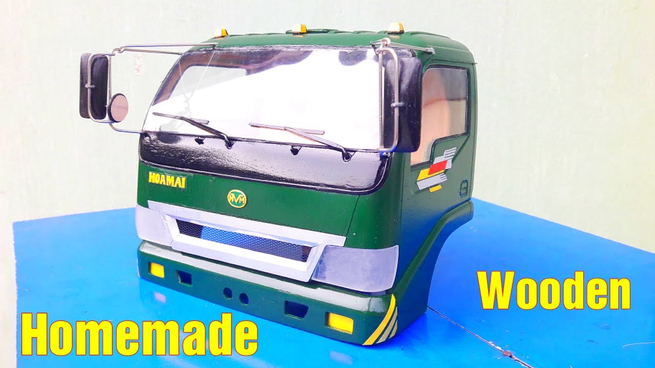Build a Model Dump Truck Cabin from wooden | Vang Hà