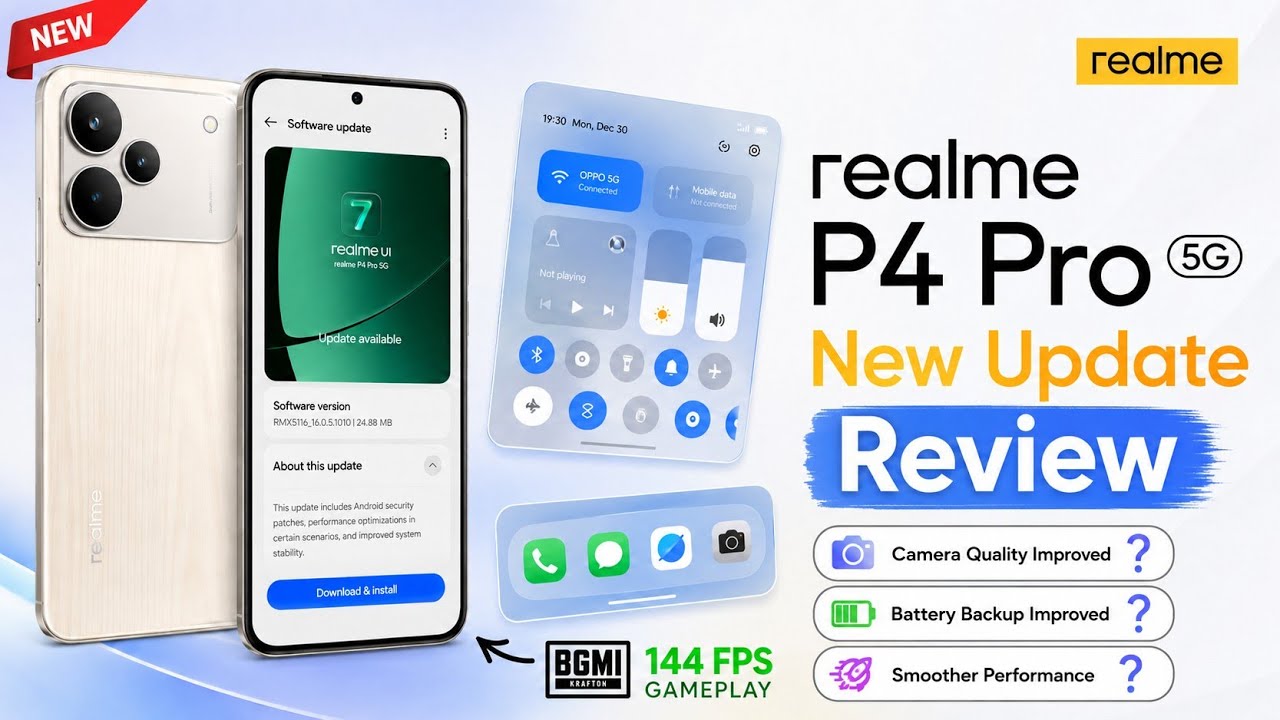 Realme P4 Pro Latest Update Review| Realme UI 7.0