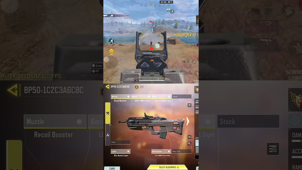 BP50 Attachment 💯  | #codmobile  #trending #viralvideo #shorts #trendingshorts #codm