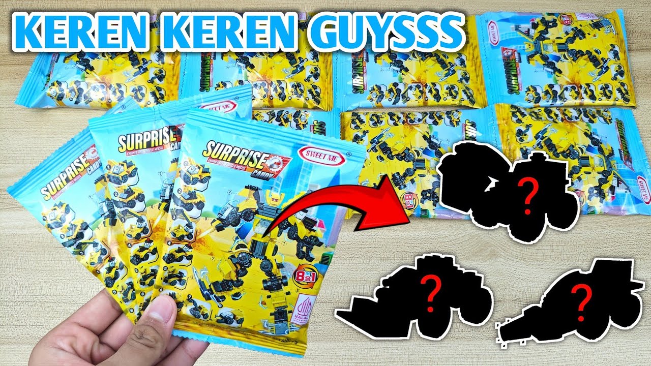 UNBOXING SURPRISE CANDY ENGINEERING VEHICLE | LEGO KW