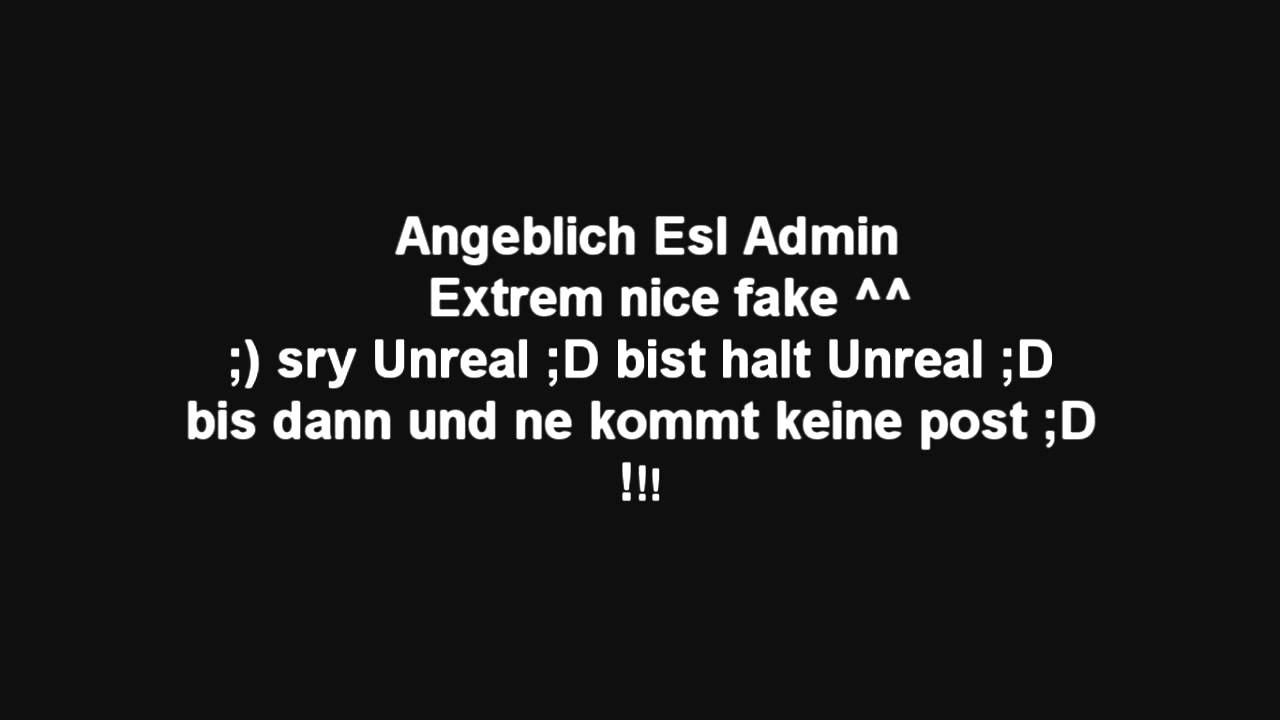Teamspeak Verarsche angeblich [ESL-Admin] Einfach nur Godlike :D