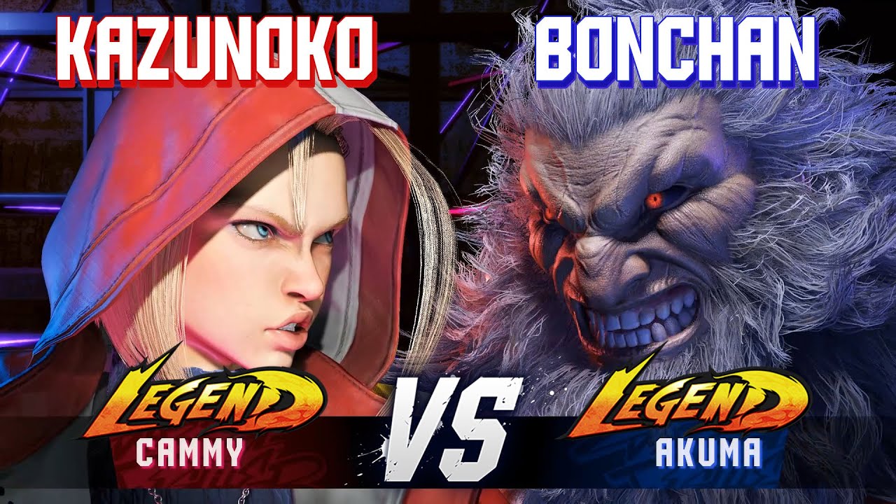 SF6 ▰ KAZUNOKO (Cammy) vs BONCHAN (Akuma) ▰ High Level Gameplay