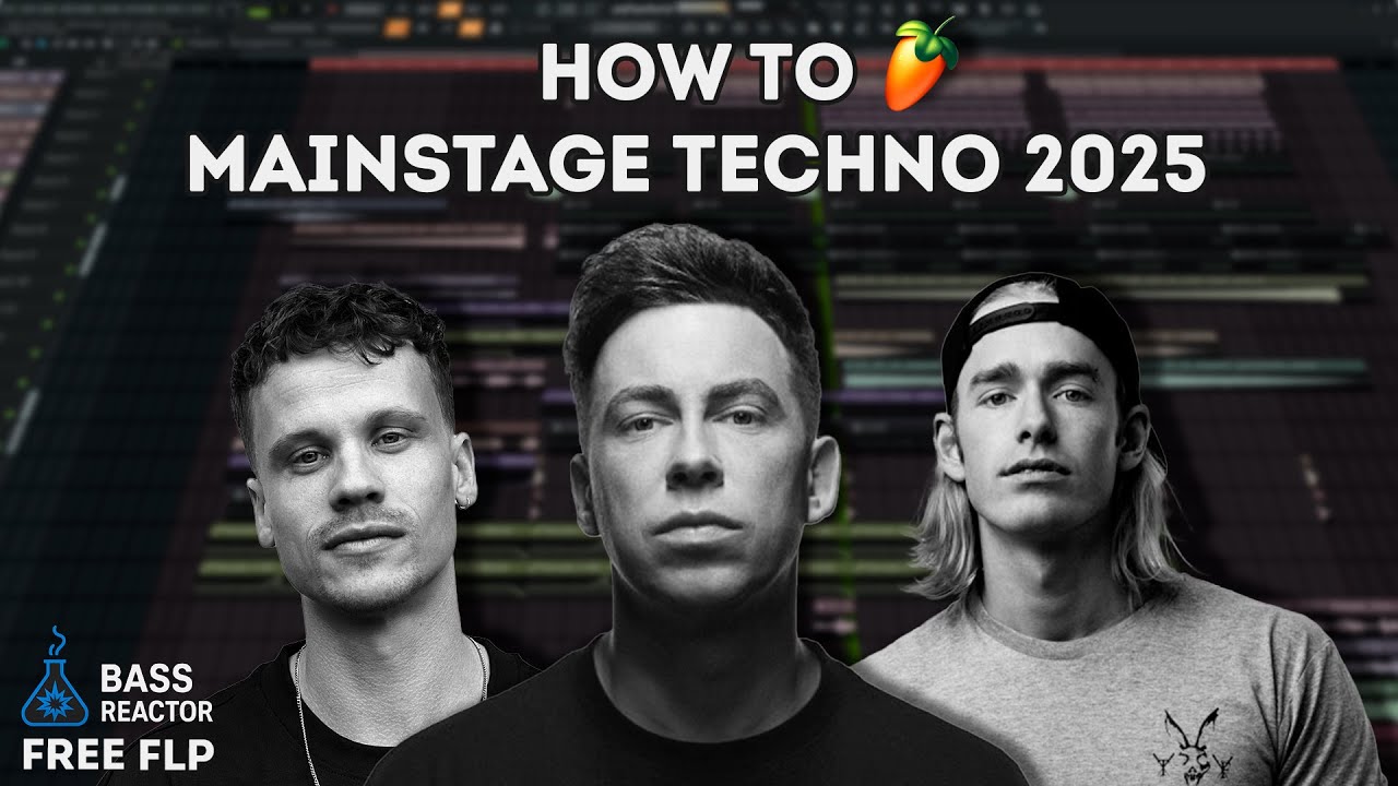 ⚡[FREE FLP] How To Mainstage Techno like Hardwell, Maddix & Will Sparks | FL Studio Tutorial (2025)