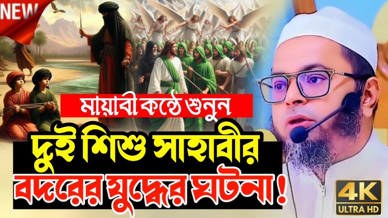 দুই শিশু সাহাবীর বদরের যুদ্ধের অবিশ্বাস্য ঘটনা | ৩১৩ জনের ঈমানী ইতিহাস | মুফতি নাসির উদ্দীন আনসারী