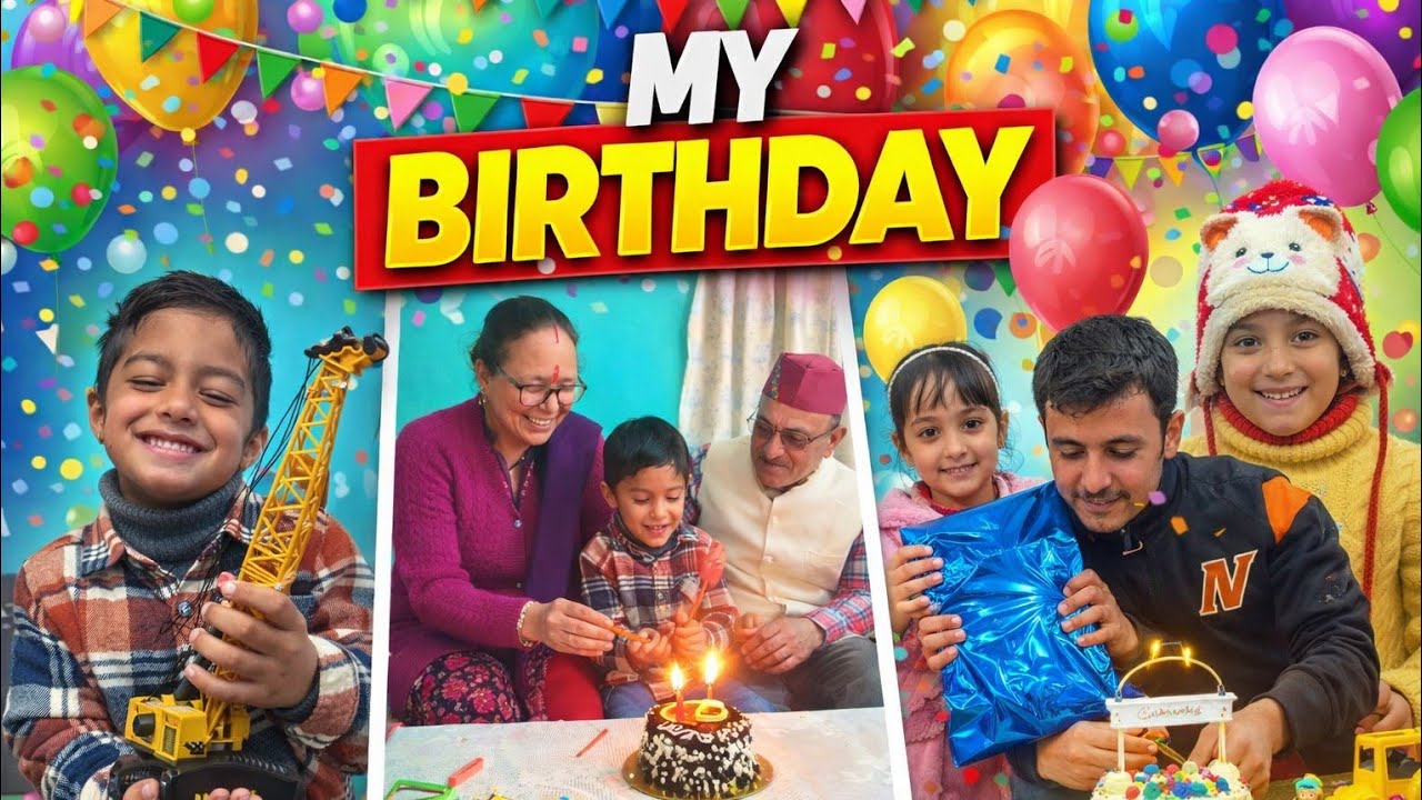 केक काटा, ढेर सारी मस्ती की और बहुत सारी प्यारी यादें बनाई #BESTBIRTHDAYGIFT मेरा birthday आ गया है 