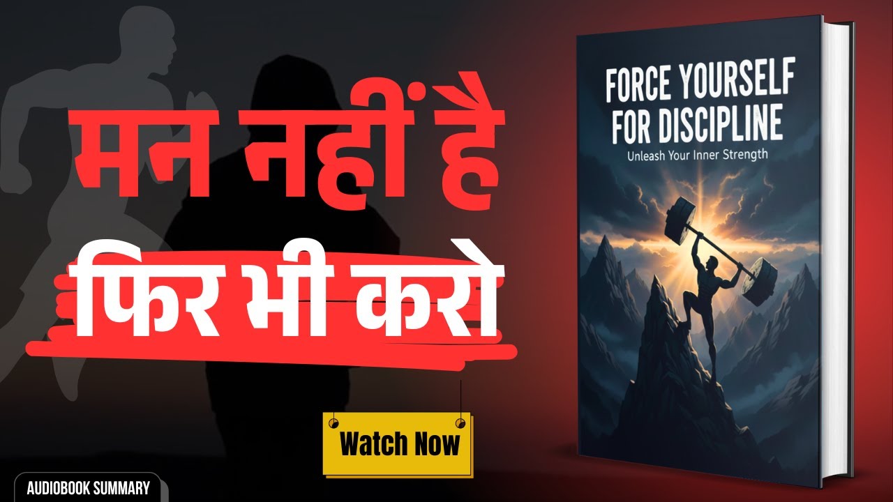 Do it even if you don't want to | Force Yourself For Decipline | Book Summary Hindi | Audiobook