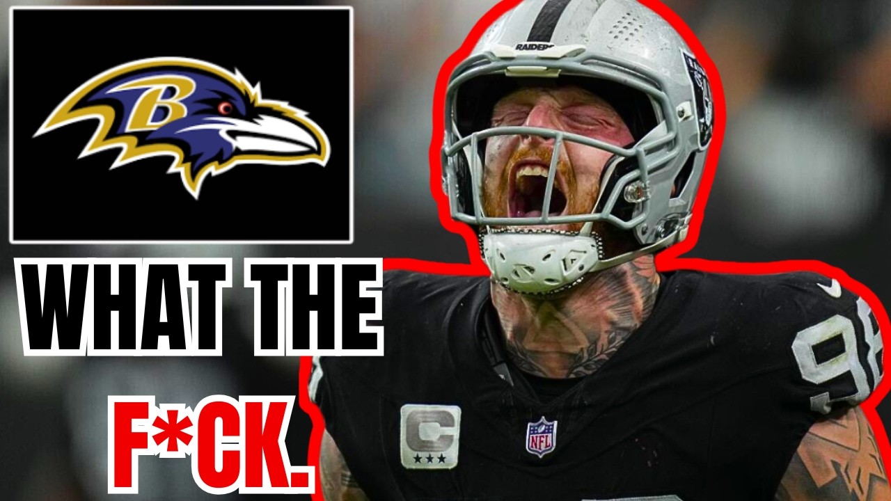 Baltimore Ravens BACK OUT on Maxx Crosby TRADE! FAILS HIS PHYSICAL, Back to Las Vegas Raiders!