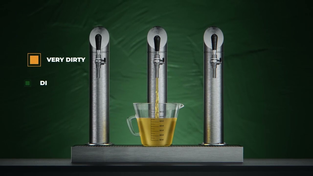 Dispensing system cleaning and verification with TM Desana Max