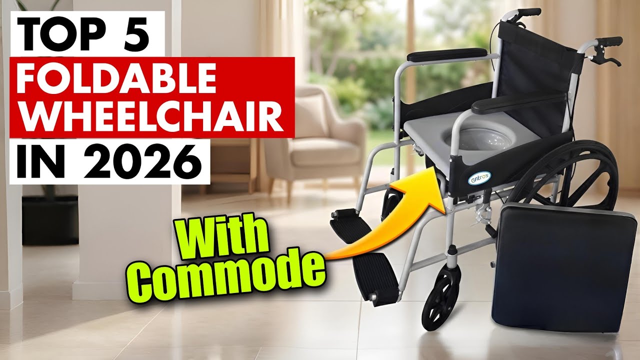 Top 5 Best Foldable Wheelchair In India 2026 | Foldable Wheelchair Under 5000 | Best Wheelchair 2026