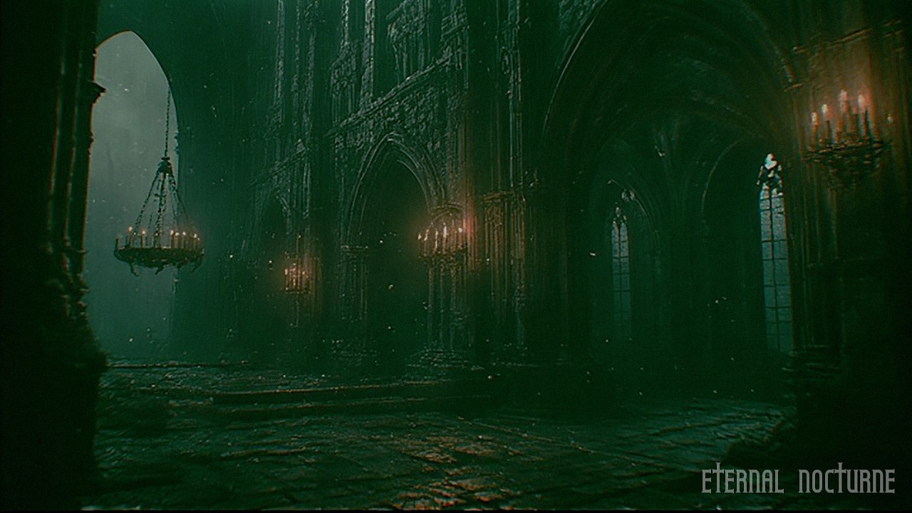 The Inner Cloister | Dark Ambient Space, Sleep-Safe, No Voice