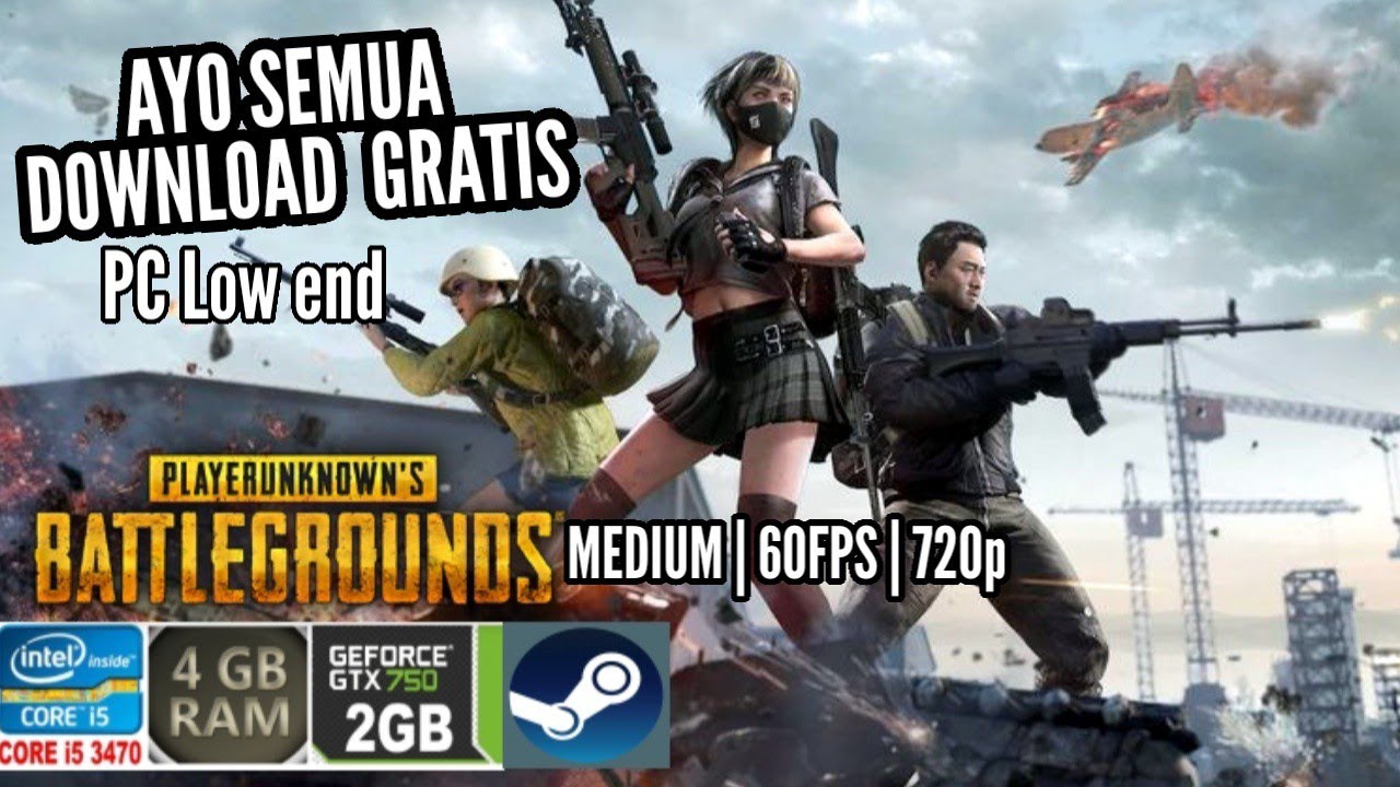 GAME PUBG PC FREE download GRATISSSSS.....! Tutorial Cara download PUBG gratis disteam