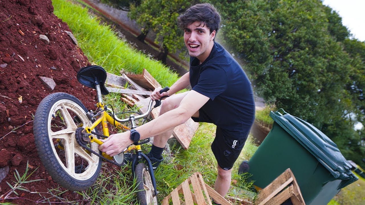 Achei Uma Mini Bike De Manobras No Lixão