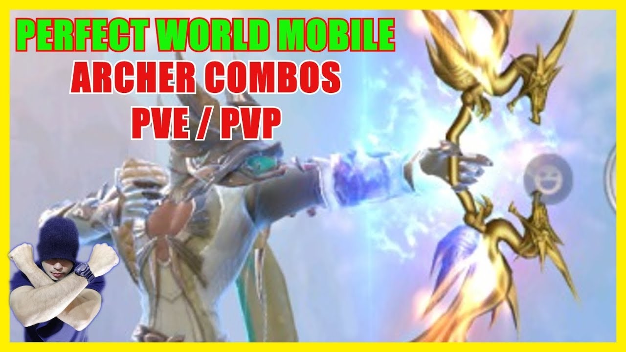 PERFECT WORLD MOBILE - Confira um Combo Básico do Arqueiro Demon usado em PvE ou PvP