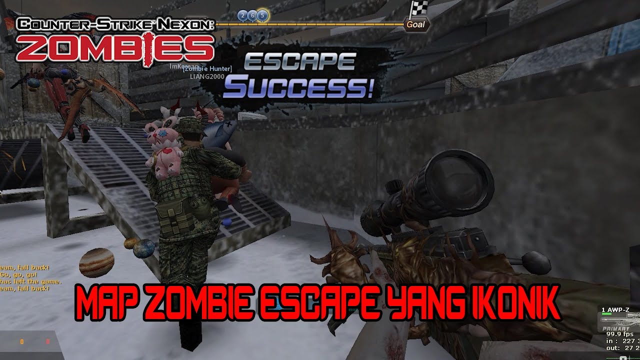 [CSN:S] MAP ESCAPE YANG IKONIK!! - Zombie Escape Hitchhiking - Counter Strike Nexon Studio