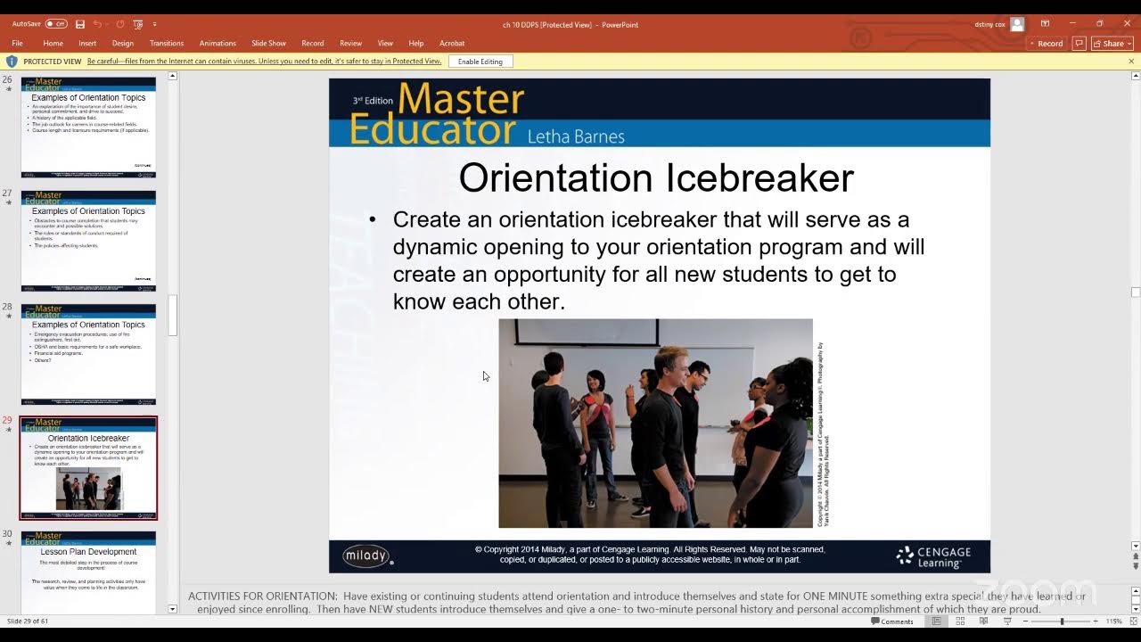 DCI Cosmo's MASTER EDUCATOR CH 10 INTRO