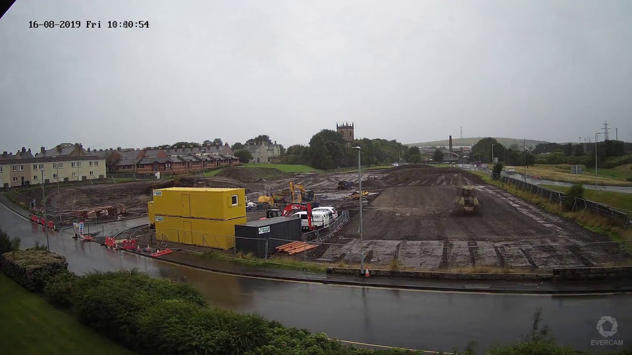 R H Irving Construction Ltd working for Hinton Group on Travelodge Workington 2