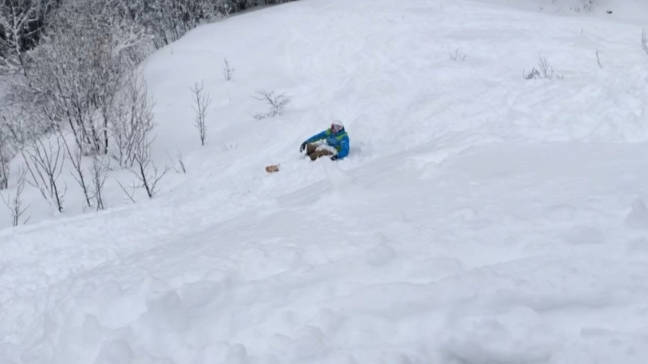 Skiing Fail: Epic 360 Jump Gone Wrong on the Slopes! || WooGlobe