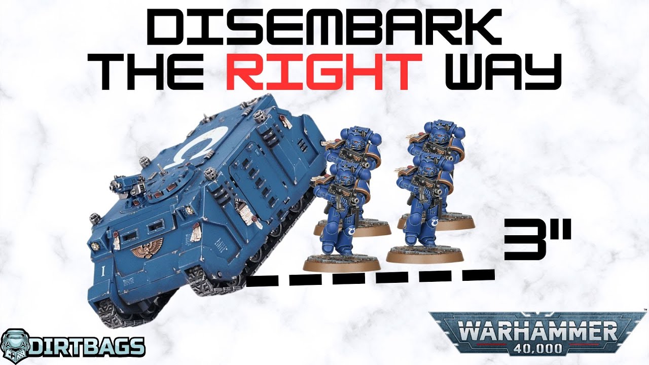 Правильная высадка транспорта | Соревновательный Левиафан | Отчёт о бое Warhammer 40k 10-го издания