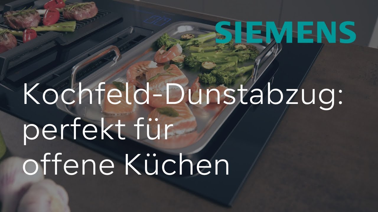 Flexibel kochen & optimale Absaugleistung: inductionAir Plus | Siemens Kochfelder