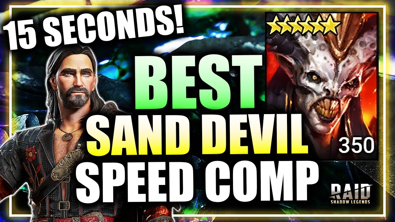 GUIDE Best Speed Comp for Sand Devil's Necropolis Stage 25 - Fastest Team ⁂ Raid: Shadow Legends