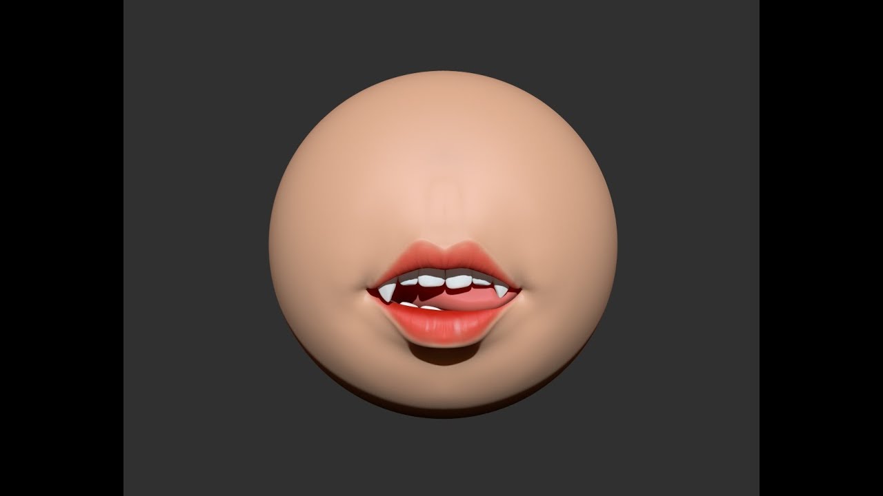 Speed Sculpt Zbrush - Mouth
