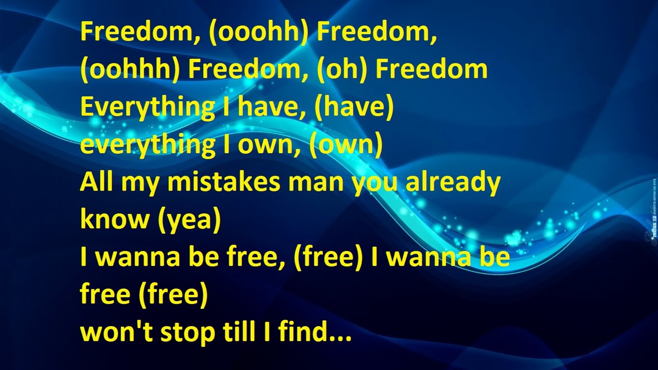 AKON - Freedom (Lyrics Video)