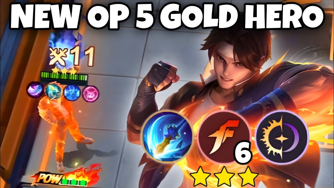 3 STAR KYO KUSANAGI + COMMANDER ZILONG!! OP COMBO!! MAGIC CHESS GO GO