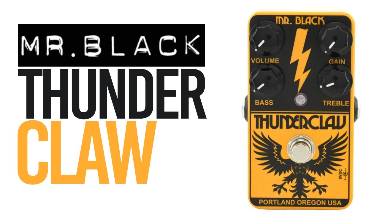 Mr Black. ThunderClaw - No Talking