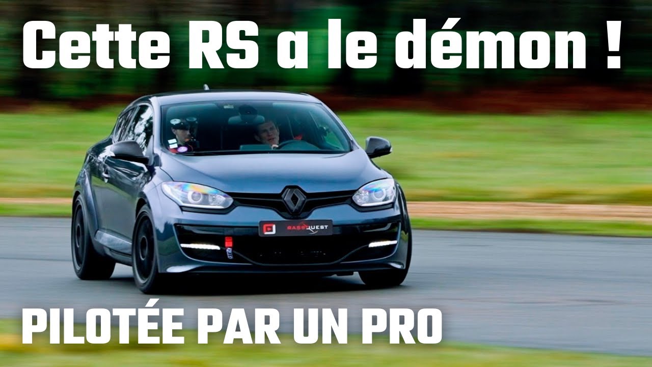 Megane 3 RS pilotée et préparée par des pros !
