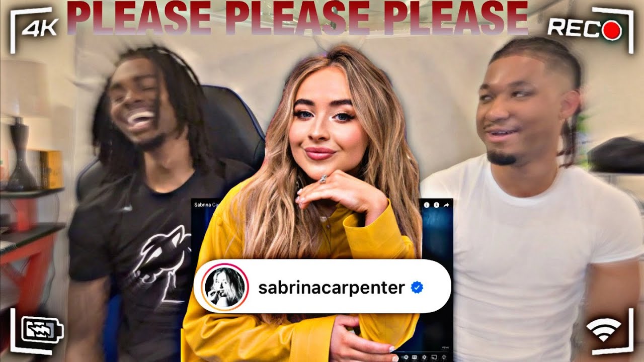 FIRST TIME REACTING!!! | SABRINA CARPENTER "PLEASE PLEASE PLEASE" (OFFICIAL VIDEO) | REACTION