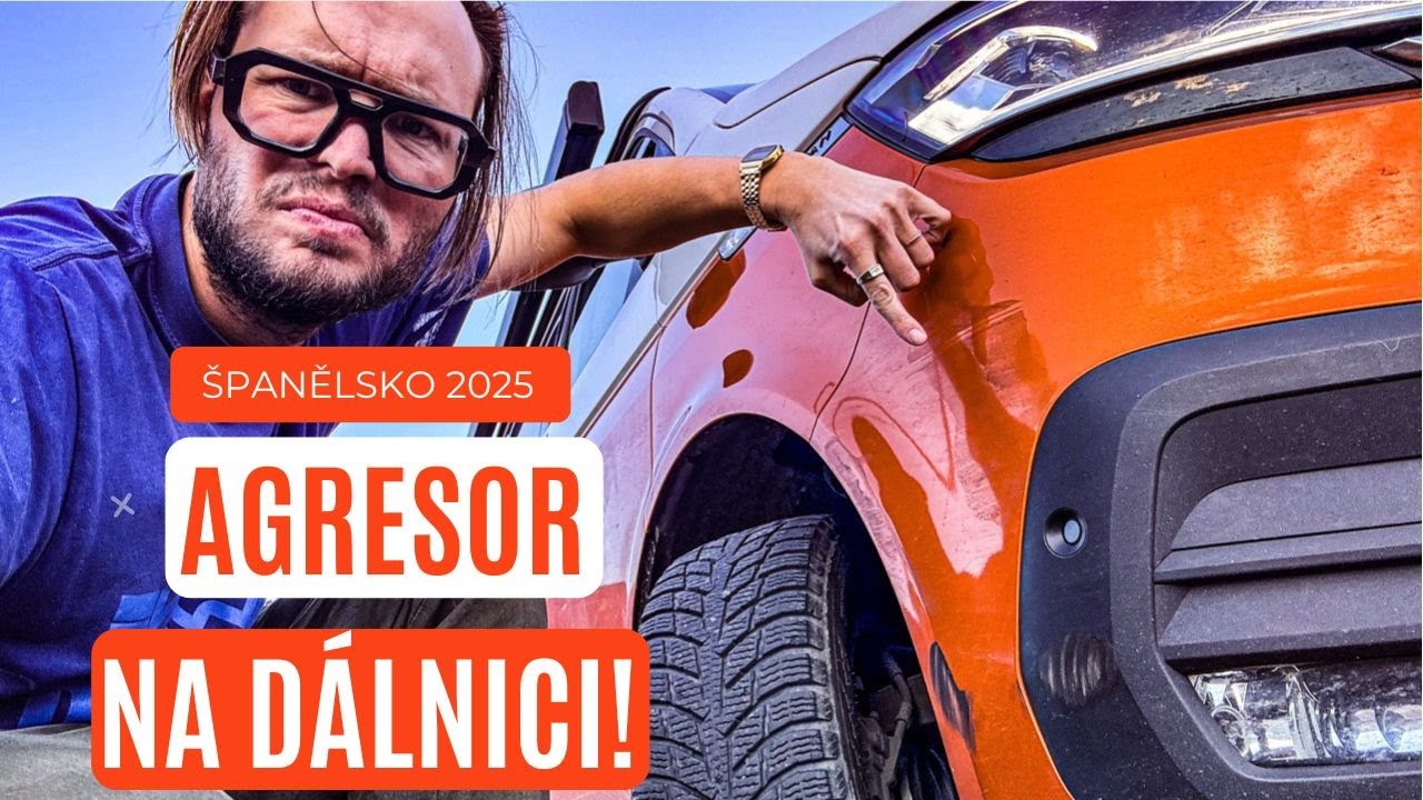 AGRESOR nás chtěl ve Španělsku nabourat! 21 dní na cestách Vanliferodina