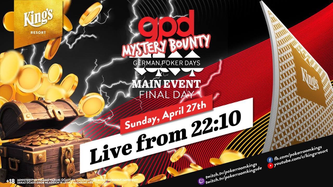 🏆 Finale des €199 German Poker Days Mystery Bounty Main Event aus dem King's Resort 👑 🎙️Hachi