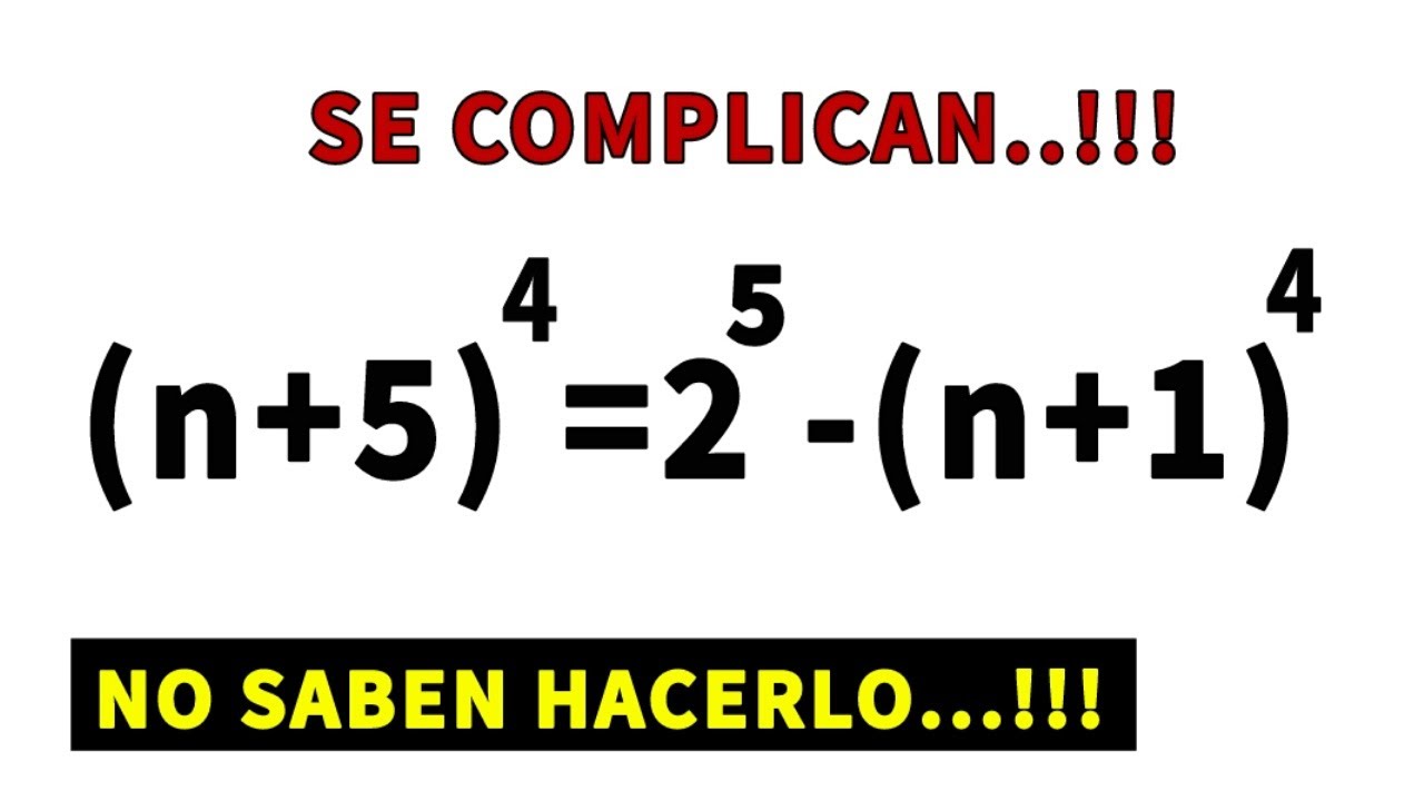 Espectacular Desafío Algebraico. 🤩 bella ecuación de Grado 4