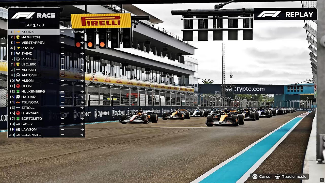 Lando Norris Creates Total Chaos on Track 16 - Miami Grand Prix 2025