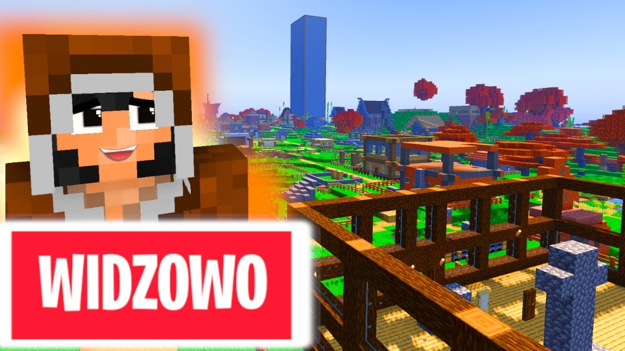 WIDZOWIE ZBUDOWALI TO MIASTO W MINECRAFT