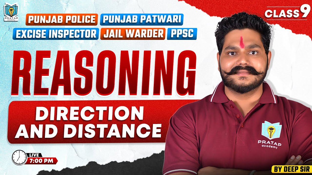 Direction & Distance For Punjab Police, Jail Warder, Patwari & All Other Exams 2025 | By Deep Sir #9