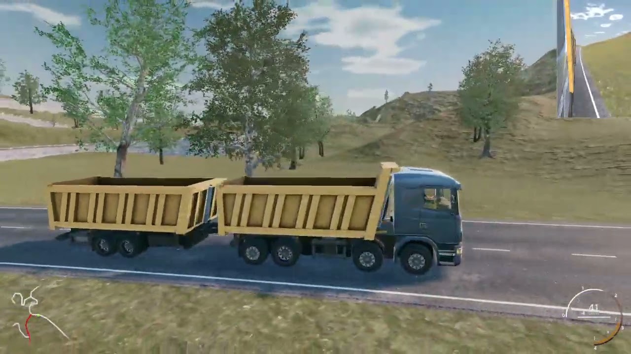 Truck & Logistics Simulator PS4, Stone boulders with Scania dumptruck
