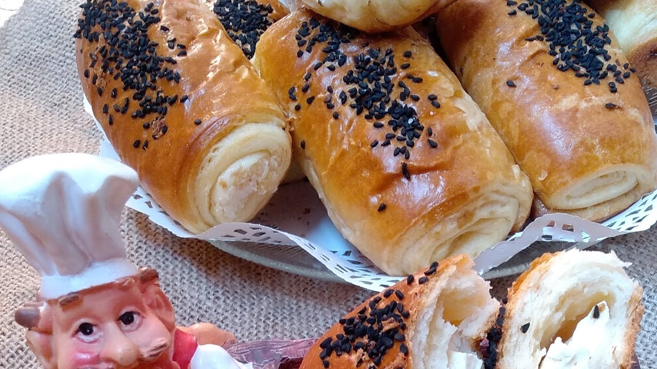 باتيه محشي بالجبنه بنص كيلو دقيق عملت ١٢قطعه