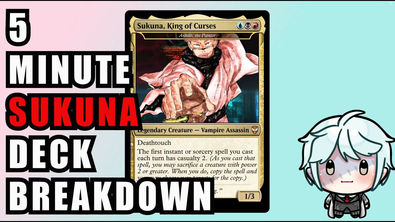 I Created SUKUNA in Magic the Gathering! | Magic the Gathering Deck Breakdown #mtg #jjk