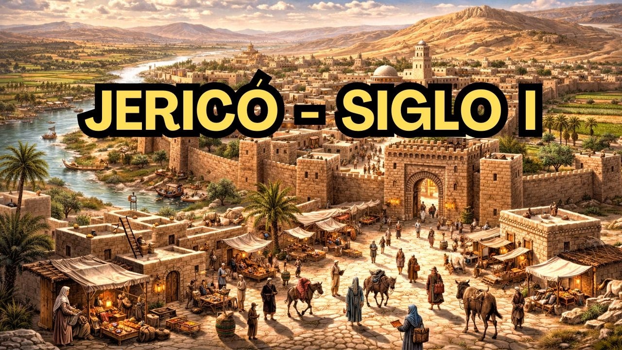 Así era JERICÓ en el siglo I (Ciudad oasis, comercio, soldados romanos y rutas caravaneras) Historia