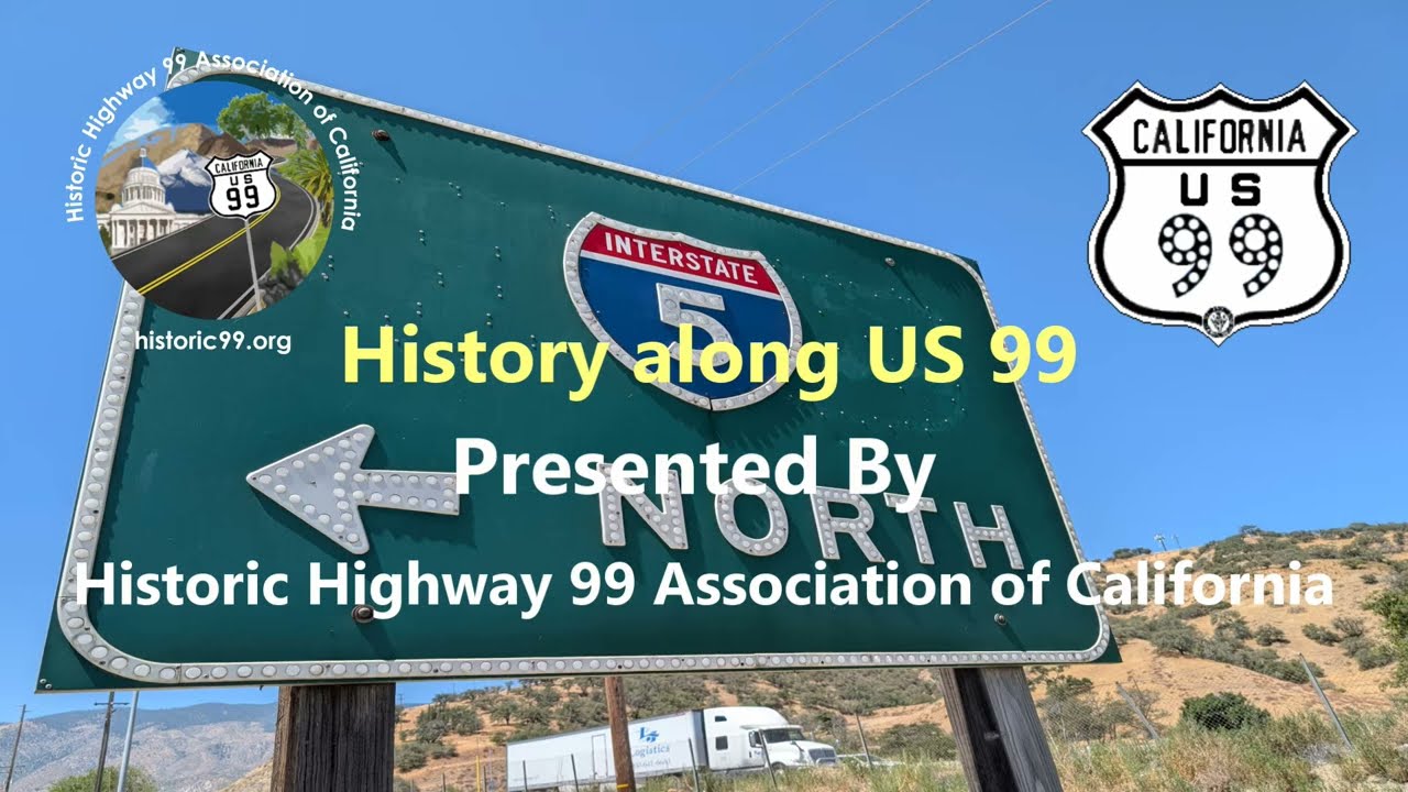 History along US 99 - Old Sign in Lebec