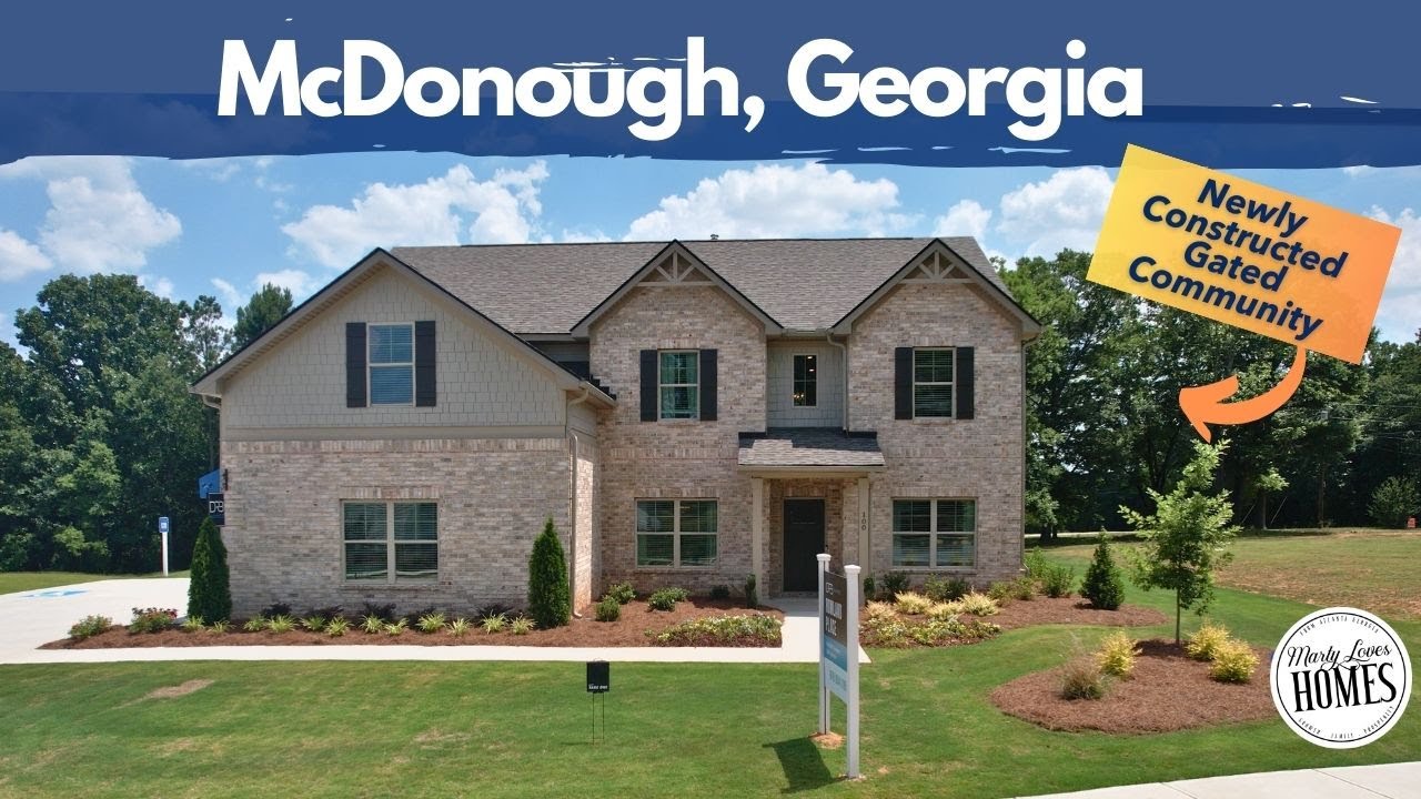 BRAND NEW Mcdonough New Construction | DRB Model Homes Tour