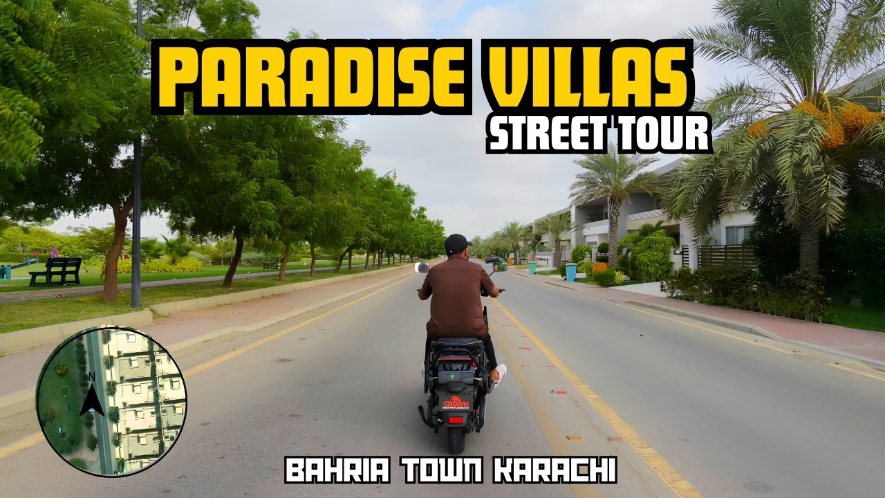 Paradise Villas Street Tour 🏡 | Bahria Town Karachi's Most Peaceful Community?