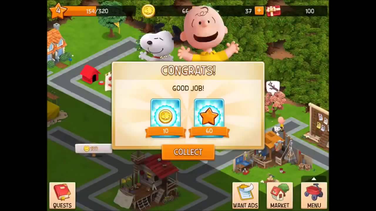 Peanuts   Snoopy's Town Tale iOS Android Gameplay HD