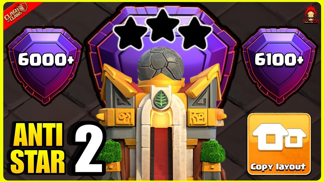 NEW *ANTI 2* STAR TH16 CWL BASE ! ANTI ROOT RIDER & SUPER ARCHER BASE ! NEW TH16 BASE LINK 2024