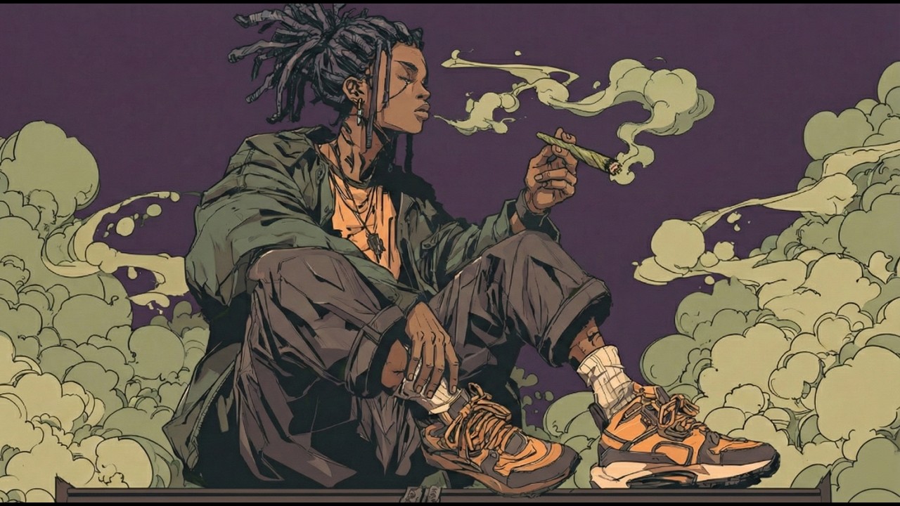 Midnight Exhale | Deep Bass Stoner Blues Playlist for Slow Burners